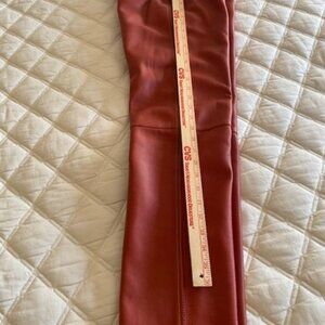 Gucci Classic Straight Leg Leather Jeans